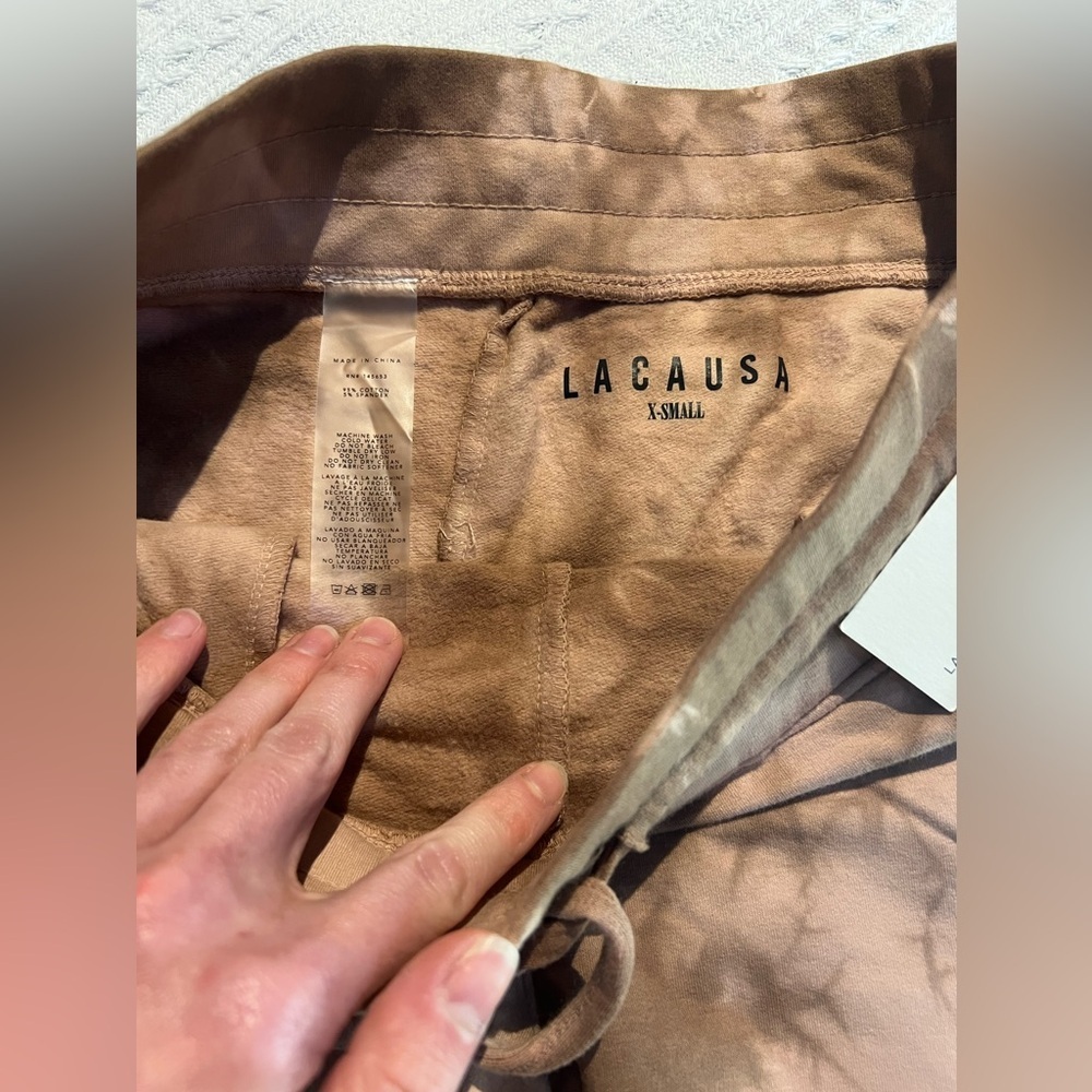 LACAUSA Slater Shorts in Rustic Tie Dye, size XS, NWT! Sold at Anthropologie! - Picture 4 of 8